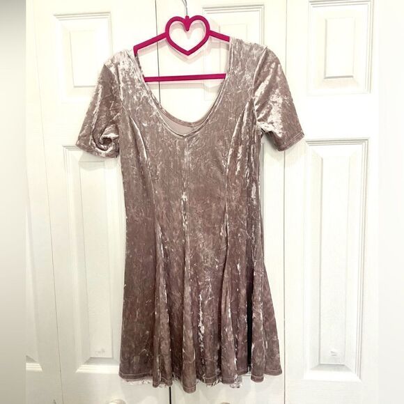 Adam Levine collection mini flare velvet dress size L - Picture 3 of 9